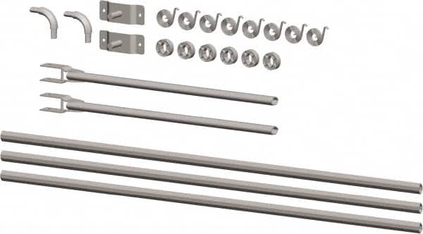 Buyers Products - Aluminum Universal Tarp Arm Kit - 146" Long, Silver, For Use with 8 to 19' Dump Bodies - A1 Tooling