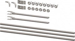 Buyers Products - Aluminum Universal Tarp Arm Kit - 194" Long, Silver, For Use with 14 to 23' Dump Bodies - A1 Tooling