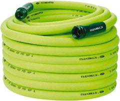 Legacy - 100' Long Garden Hose - 3/4" Diam, 3/4" GHT, Hybrid Polymer, 150 psi, All Season, Green - A1 Tooling