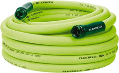 Legacy - 50' Long Garden Hose - 3/4" Diam, 3/4" GHT, Hybrid Polymer, 150 psi, All Season, Green - A1 Tooling