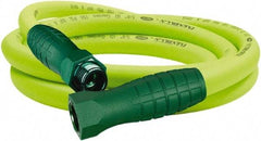 Legacy - 10' Long Garden Lead-In Hose - 5/8" Diam, 3/4" GHT, Hybrid Polymer, 150 psi, All Season, Green - A1 Tooling