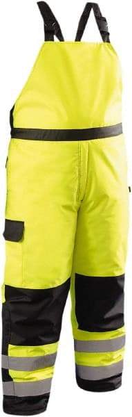 OccuNomix - Size XL, Yellow, Snap Front, Cold Weather Bib Overall - Polyester, 7 Pockets, Elastic Waistband - A1 Tooling