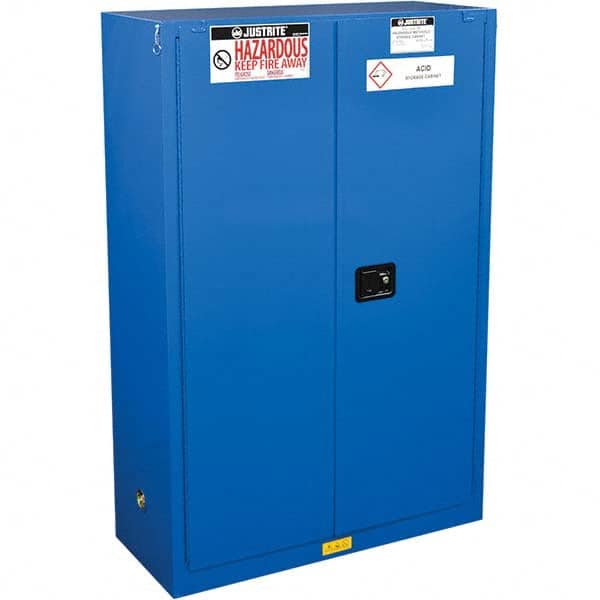 Justrite - Safety Cabinets Hazardous Chemical Type: Corrosive Chemicals Color: Blue - A1 Tooling