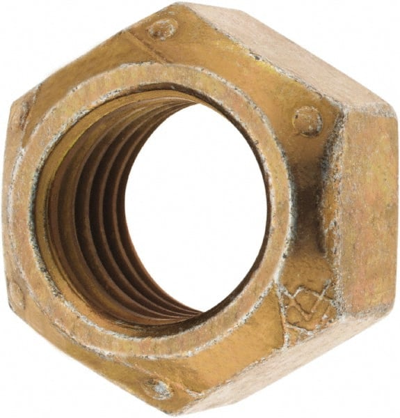 Made in USA - 9/16-12 Grade C Hex Lock Nut with Distorted Thread - A1 Tooling