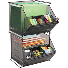 Safco - Black File Boxes-Storage - Steel Mesh - A1 Tooling