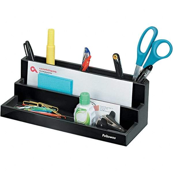 FELLOWES - Black Pearl Desk Top Organizer - Plastic - A1 Tooling