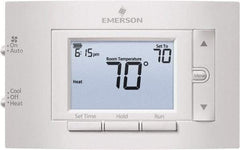 White-Rodgers - 50 to 99°F, 1 Heat, 1 Cool, Digital Programmable Thermostat - 20 to 30 Volts, 1.77" Inside Depth x 1.77" Inside Height x 5-1/4" Inside Width, Horizontal Mount - A1 Tooling