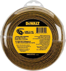 DeWALT - 0.095" Diam, 144' Long String Trimmer Replacment Line - For DCST920B, DCST920P1, DCST970X1, DCST990B, DCST990H1, DCST990M1 - A1 Tooling