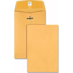 Quality Park - Mailers, Sheets & Envelopes; Type: Clasp Envelope ; Style: Clasp w/Gummed Flap ; Width (Inch): 7-1/2 ; Length (Inch): 5 ; Box Quantity: 100 ; Size: 5 x 7.5 - Exact Industrial Supply