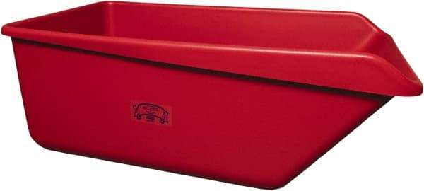 Remco - 149 Gal Red Rectangular Polyethylene Tub - 21-3/4" High x 32" Diam - A1 Tooling