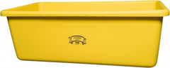 Remco - 70 Gal Yellow Rectangular Polyethylene Tub - 17" High x 26-1/2" Diam - A1 Tooling