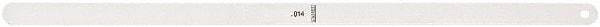 Starrett - Feeler Gages   Thickness (Decimal Inch): 0.0140    Leaf Length (Inch): 12 - A1 Tooling