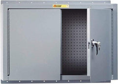 Little Giant - Wall Storage Cabinet - Steel, 36" Wide x 10" Deep x 24" High, Gray - A1 Tooling