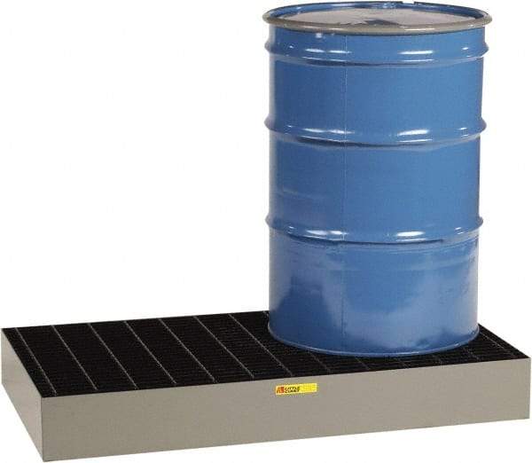 Little Giant - 33 Gal Sump Capacity, Steel Platform - Low Profile - 51" Long x 26" Wide x 6-1/2" High, 3,000 Lb Capacity - A1 Tooling