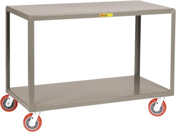 Little Giant - Mobile Table - Fixed Leg, Gray, 60" Long x 30" Deep x 34" High - A1 Tooling