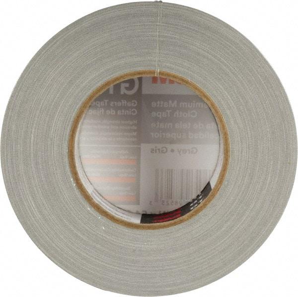 3M - 2" x 50m Gray Gaffers Tape - 11 mil, Rubber Adhesive, Cotton Cloth Backing, Series GT2 - A1 Tooling