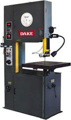 Dake - 26" Throat Capacity, Variable Speed Pulley Vertical Bandsaw - 50 to 415 & 550 to 5,000 SFPM, 3 hp, Three Phase - A1 Tooling