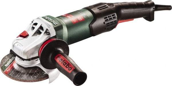 Metabo - 5" Wheel Diam, 10,000 RPM, Corded Angle & Disc Grinder - 5/8-11 Spindle, 120 Volts, 14.6 Amps - A1 Tooling