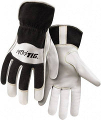 Steiner - Size 2XL Unlined Palm, Fleece Kidskin Welding Glove - Slip-On Cuff, For TIG - A1 Tooling