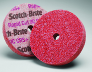 8 x 1 x 1" - 7CCRS+ Grit - Scotch-Brite™ Rapid Cut Unitized Wheel - A1 Tooling