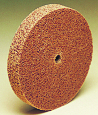 6 x 1/4 x 1/2" - 9AMED Grade - Scotch-Brite™ Cut & Polish Unitized Wheel - A1 Tooling