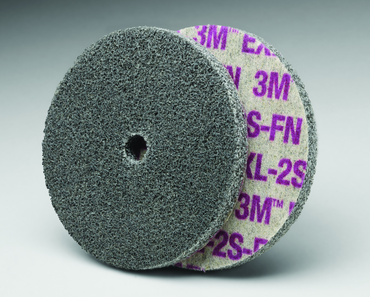 8 x 1/4 x 1/2" - 2SFIN Grade - Scotch-Brite™ EXL Unitized Deburring Wheel - A1 Tooling