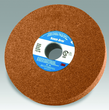 6" - MED Grit - Aluminum Oxide - Cut & Polish Wheel - A1 Tooling