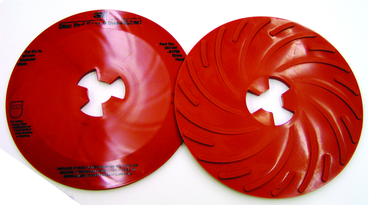 9" - Disc Pad Face Plate - Ribbed - Extra Hard - A1 Tooling