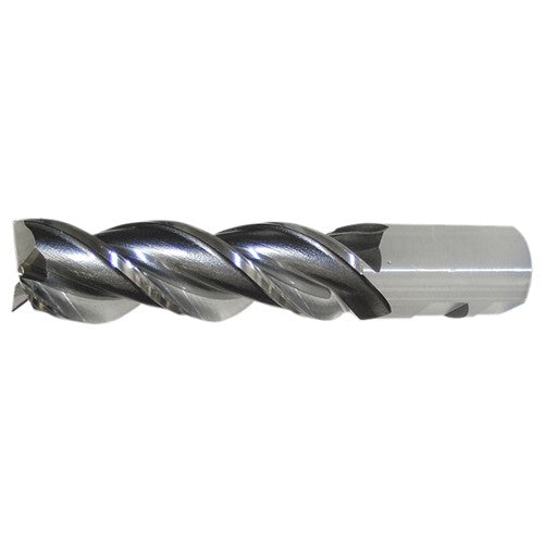 ‎1″ × 1″ × 3″ × 5-1/2″ RHS / RHC HSS-E (PM) Powder Metal High Helix Finishing End Mill-3F SE CC - Bright - Exact Industrial Supply