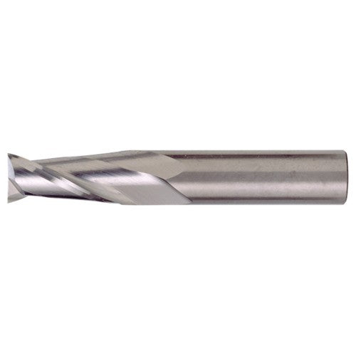 ‎5/64″ × 1/8″ × 3/16″ × 1-1/2″ RHS / RHC Solid Carbide 2-Flute Square End Single End General Purpose End Mill - Bright