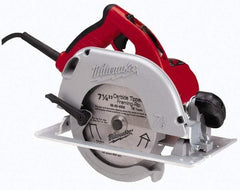 Milwaukee Tool - 15 Amps, 7-1/4" Blade Diam, 5,800 RPM, Electric Circular Saw - 120 Volts, 3.25 hp, 9' Cord Length, 5/8" Arbor Hole, Right Blade - A1 Tooling