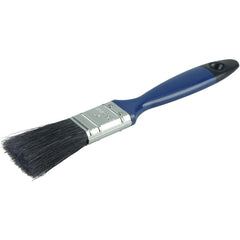 1″ Varnish Brush, Black China Bristle Fill, 2″ Trim Length, Blue Foam Handle - A1 Tooling