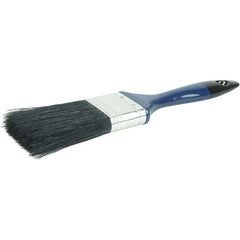 2″ Varnish Brush, Black China Bristle Fill, 3″ Trim Length, Blue Foam Handle - A1 Tooling