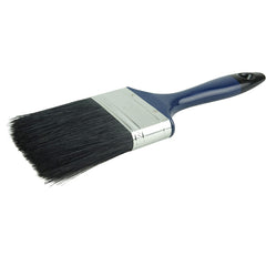 3″ Varnish Brush, Black China Bristle Fill, 3″ Trim Length, Blue Foam Handle - A1 Tooling