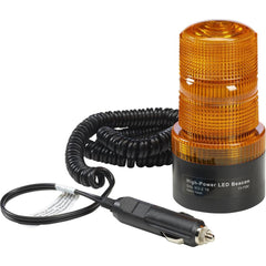 Auxiliary Lights; Light Type: Heavy Duty LED Work Truck Light; Amperage Rating: 0.7000; Light Technology: LED; Color: Amber; Material: Polycarbonate; Voltage: 12-110; Overall Height: 5.4; Overall Diameter: 2.800; Includes: Cigarette Power Plug; Minimum Or