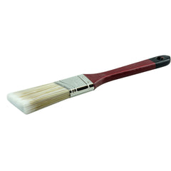 1-1/2″ Angled Sash Brush, Poly/Nylon Fill, 2-1/2″ Trim Length, Red Foam Handle - A1 Tooling