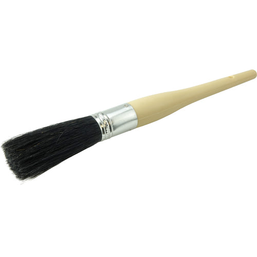 #8 15/16″ Oval Sash Brush, Black China Bristle, 3″ Trim Length, Plain Foam Handle - A1 Tooling