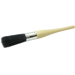 #101-1/16″ Oval Sash Brush, Black China Bristle, 3″ Trim Length, Plain Foam Handle - A1 Tooling