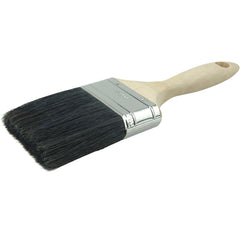 3″ Wall Paint Brush, Black China Bristle Fill, 3-1/4″ Trim Length, Sanded Wood Handle - A1 Tooling