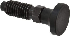 Gibraltar - 1/2-13, 1" Thread Length, 0.31" Max Plunger Diam, 0.5 Lb Init to 1.75 Lb Final End Force, Knob Handle Plunger - Delrin Knob, 1-1/4" Body Length, 1" Length Under Head/Shoulder, 1/4" Plunger Projection - A1 Tooling