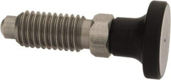 Gibraltar - 1/2-13, 1" Thread Length, 0.31" Max Plunger Diam, 0.5 Lb Init to 1.75 Lb Final End Force, Knob Handle Plunger - Delrin Knob, 1-1/4" Body Length, 1" Length Under Head/Shoulder, 1/4" Plunger Projection - A1 Tooling