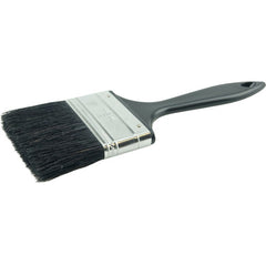 3″ Industrial Varnish Brush, Black China Bristle, 2-1/4″ Trim Length, Blue Plastic Sash - A1 Tooling