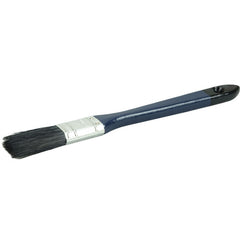 1″ Flat Sash Brush, Black China Bristle, 2″ Trim Length, Blue Foam Handle - A1 Tooling