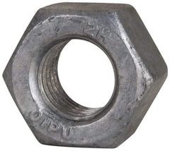 Value Collection - 3/4-10 UNC Steel Right Hand Heavy Hex Nut - 1-1/4" Across Flats, 47/64" High, Hot Dipped Galvanized Finish - A1 Tooling