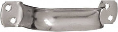 National Mfg. - 8-1/2" Long x 6.75" Wide, Steel Extra Heavy Duty Door Pull - Zinc Plated, 1-3/8" Grip Length - A1 Tooling