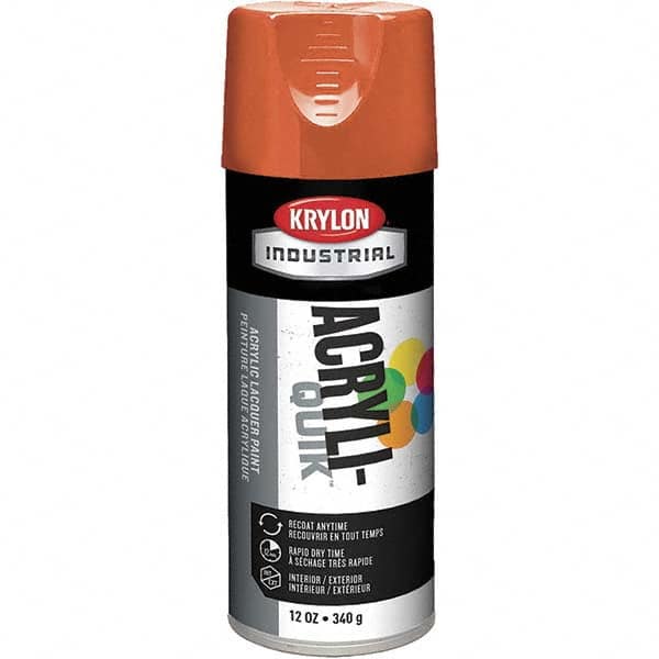 Krylon - Pumpkin Orange, Gloss, Aerosol Spray Paint - 15 to 20 Sq Ft per Can, 12 oz Container - A1 Tooling