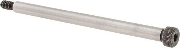 Value Collection - 1/4" Shoulder Diam x 3-1/2" Shoulder Length, #10-24 UNC, Hex Socket Shoulder Screw - 4140 Alloy Steel, Uncoated, 3/16" Head Height x 3/8" Head Diam - A1 Tooling