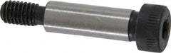 Value Collection - 1/4" Shoulder Diam x 3/4" Shoulder Length, #10-32 UNF, Hex Socket Shoulder Screw - 4140 Alloy Steel, Uncoated, 3/16" Head Height x 3/8" Head Diam - A1 Tooling