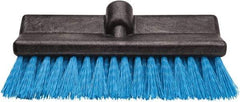 Harper Brush - 2-1/4" Bristle Length, Polypropylene Deck Scrub Brush - 10" Wide Head, 10" OAL, Black, Polypropylene Block - A1 Tooling