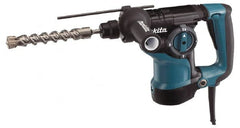 Makita - 120 Volt 1-1/8" SDS Plus Chuck Electric Rotary Hammer - 0 to 4,500 BPM, 0 to 1,100 RPM, Reversible - A1 Tooling